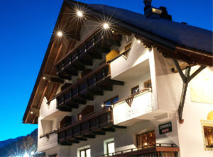 Hotel Sonnbichl in der Nacht
