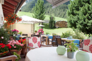 Terrasse des Hotels Sonnbichl