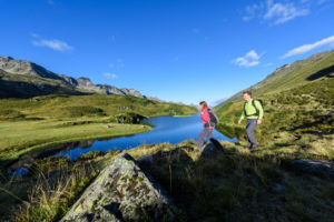 Wandern in den Alpen
