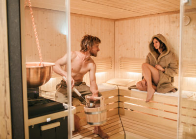 Sauna area