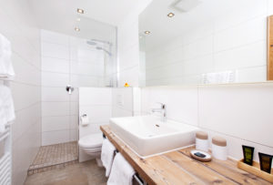 Dusche / WC im Klassik Doppelzimmer