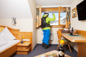Doppelzimmer für Skifahrer