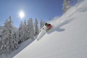 Schnee soweit das Auge reicht beim Winterurlaub in St. Anton am Arlberg - Hotel die Arlbergerin